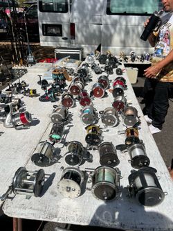Tuna fishing rods and reels
