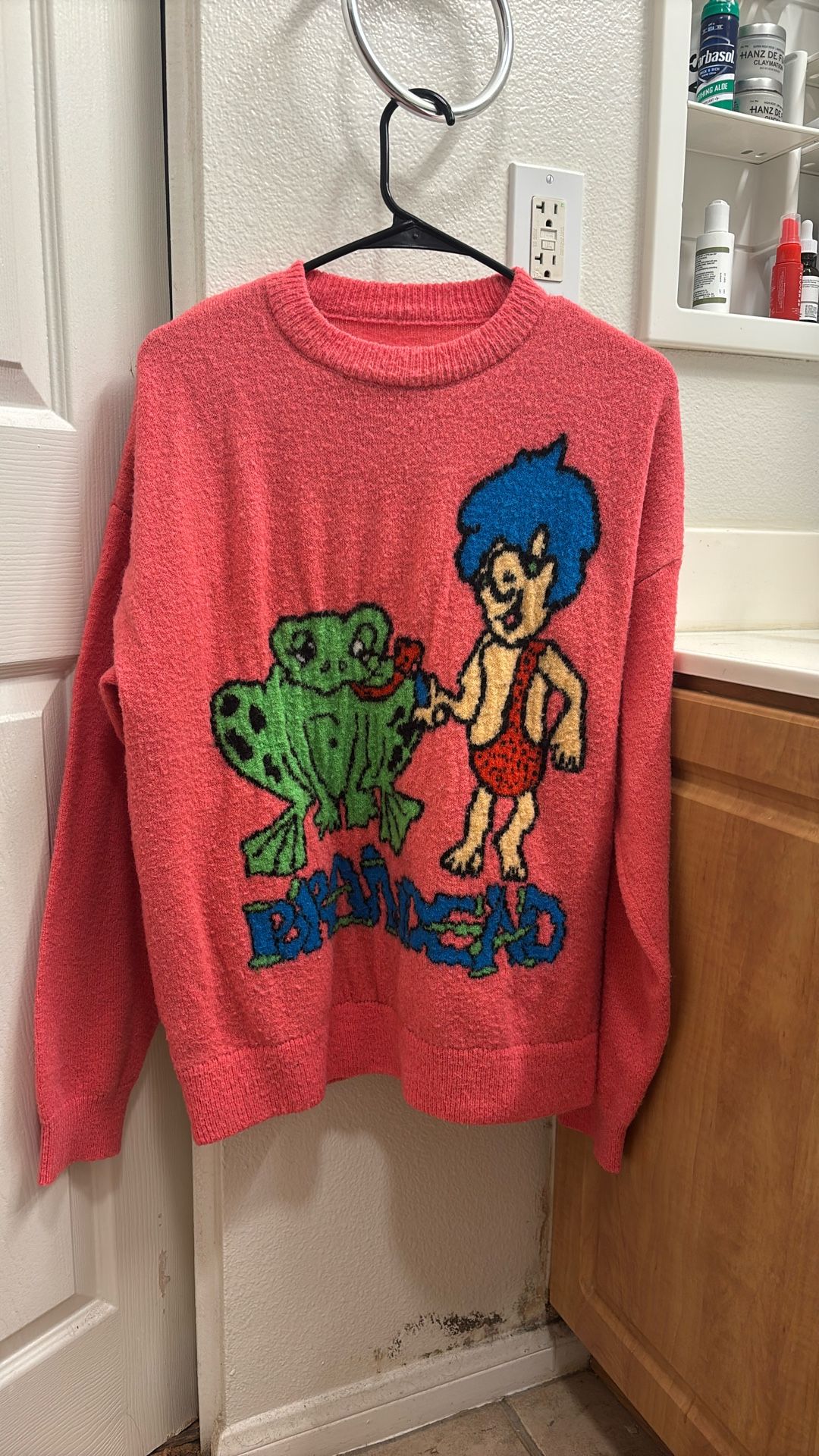 BRAIN DEAD x Flintstones Knit Sweater – Pink (M)