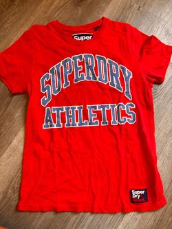 Superdry Athletics Red Graphic T-Shirt