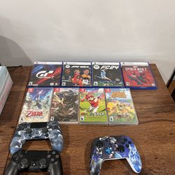 PS5/Switch Games and PS4 Controllers