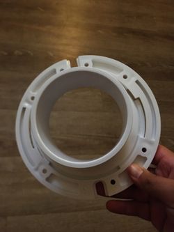 Oatey 43503 Level Fit Closet, 3" x 4" Flange Nuts, 3-Inch or 4-Inch, White