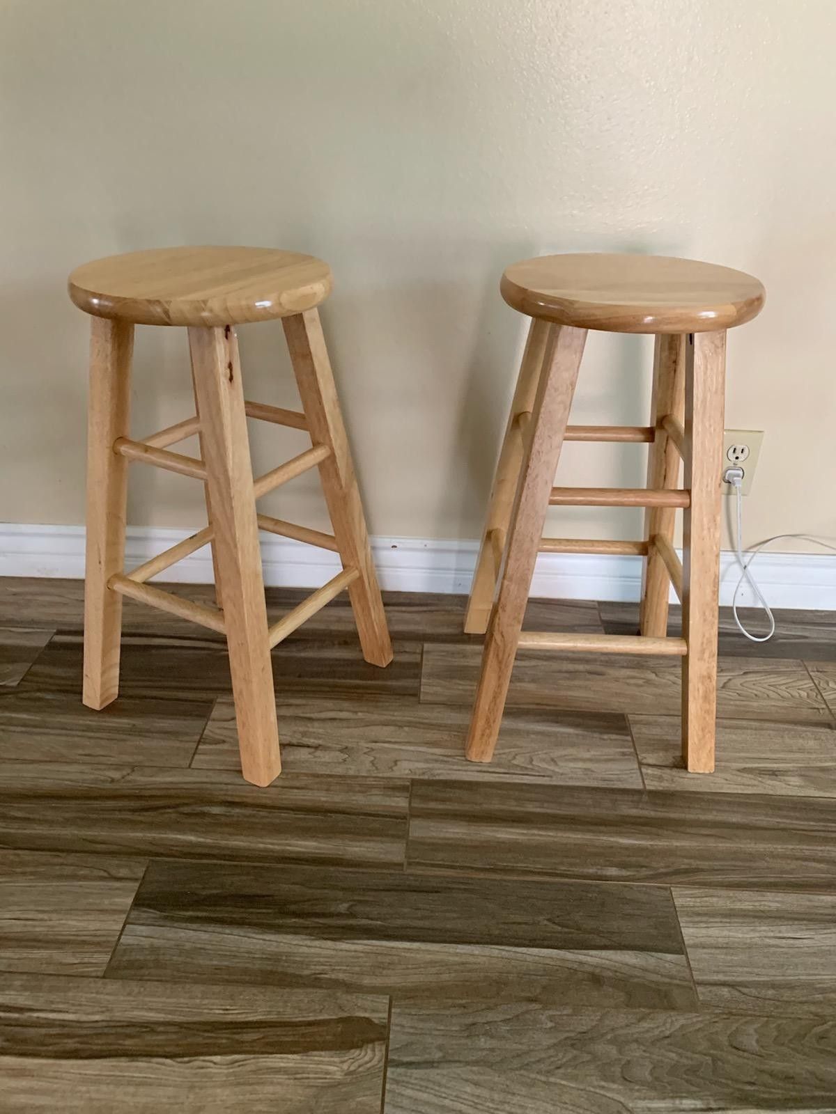 Bar stool, 24 in tall. $40 for both