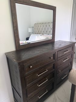 Ashley Dresser + Mirror