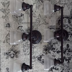 2 light fixtures 