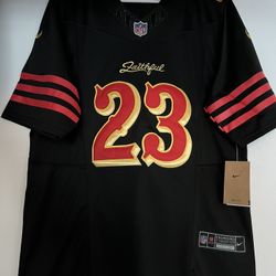 49ers Rivalry Jersey Mccaffrey 23