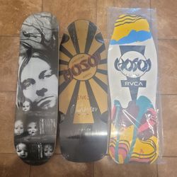 Vintage Skateboards Hosoi Signed And Numbered Nirvana Kurt Cobain 