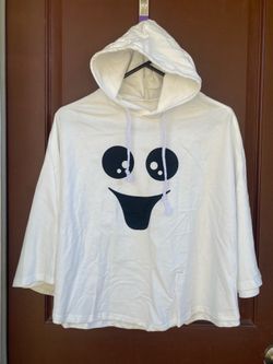 Ghost Face Cloak Cape Kids Halloween Costume