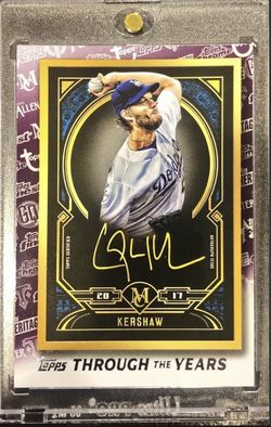 Clayton Kershaw 1/1 Through The Years RP