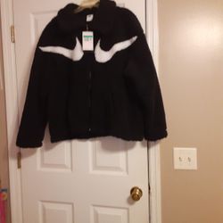 NIKE SHERPA/TEDDY COAT SIZE XL 