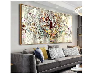 Wall Art Abstract Art Paintings Tree of Life Posters Prints Landscape Picture Colorful Modern Canvas Painting for Living Room Bedroom Office Large Dec