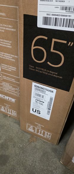 LG 65” NanoCell 4K Smart TV – Brand New – 65NANO75UQA