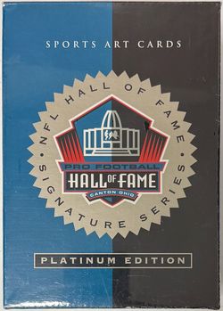 1998 Ron Mix NFL HOF Signature Series Platinum Factory Sealed