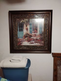 Framed Courtyard Art Print