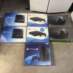 PS4/Xbox Boxes Only