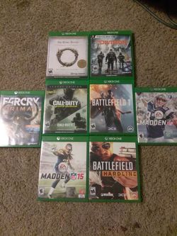 Xbox one games for sale !!!!