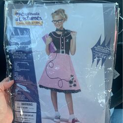 Medium Girls Age 7, 8, 9, 10 1950’s Girls Sweetheart Costume California Costumes