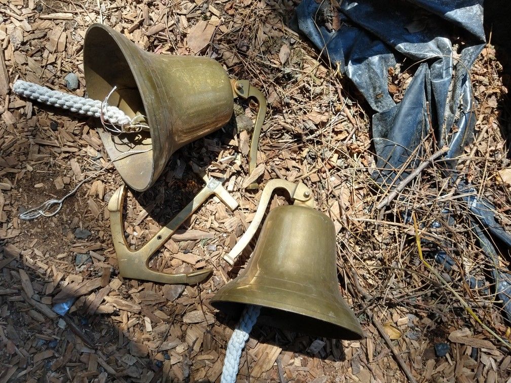 Very Nice New Brass Bells Pair