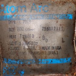 50# Box of LINCOLN ATOM ARC WELDING RODS