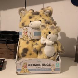 Kids Hooded Blanket 2 Piece 