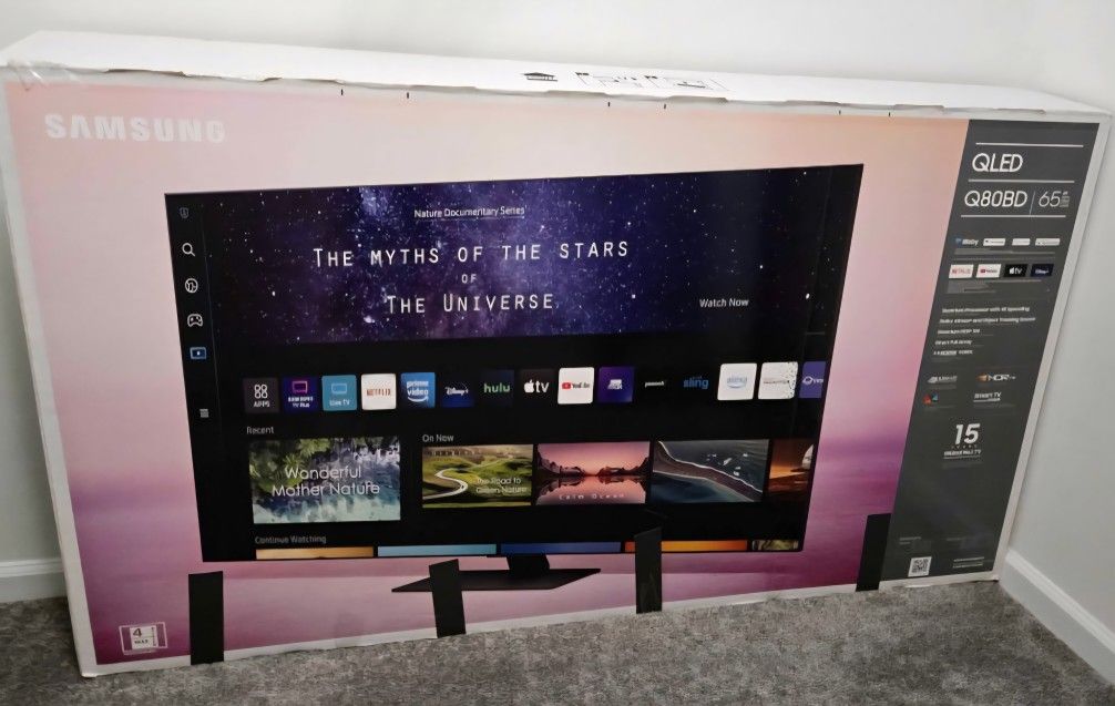 SAMSUNG QLED Q80D model 65 INCH