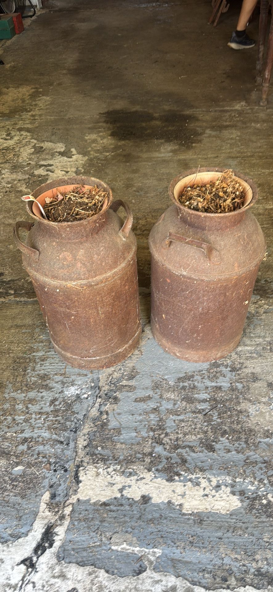 Metal Milk Cans