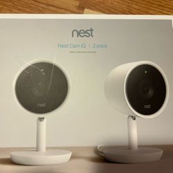 Nest Cam IQ - Indoor Security Smart 1080P HD Camera - White