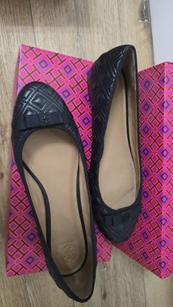 Tory Burch Black Flats – Size 9.5 (W) – Worn Only Twice