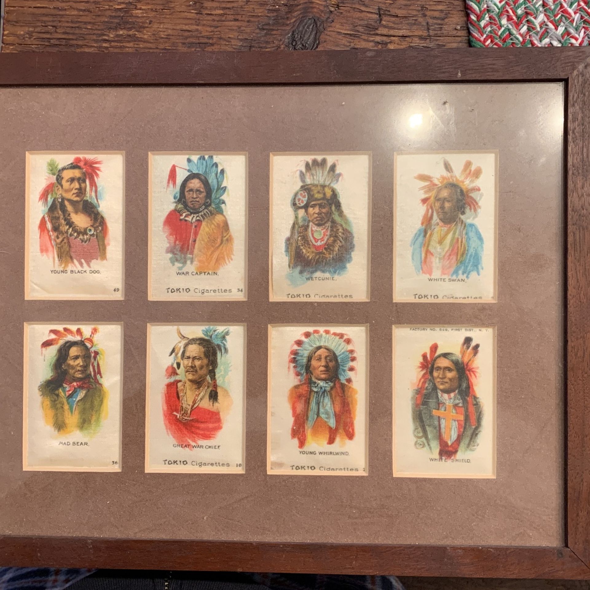 1910 Tokio cigarettes Native American Silks