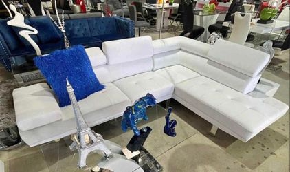 New sectional in box buy now pay later $39 down no credit needed available in white black and gray