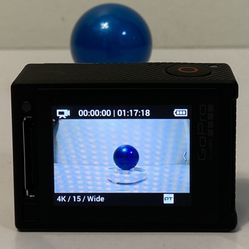 GoPro HERO 4 Action Camcorder Camera Silver Tested & Works (#602)