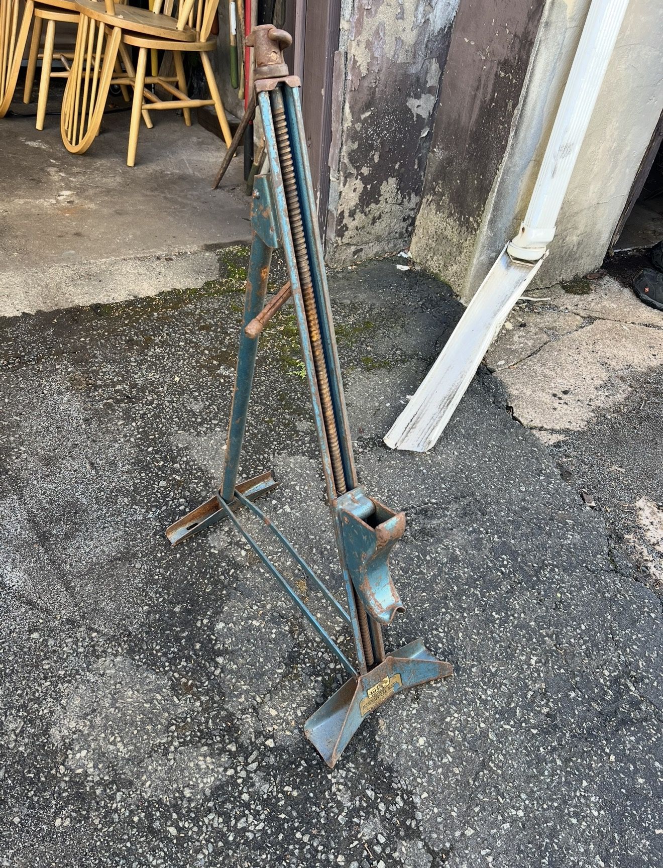 Vintage Ausco Saf-Lift Bumper Jack – Rare Collectible Tool