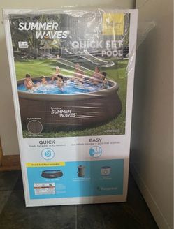 14ft inflatable swimming pool brand new