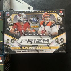 Panini Prizm 2020 NFL Football Mega Box 40 CARDS (Neon Green Pulsar) Sealed
