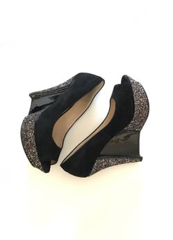 Women's suede wedges