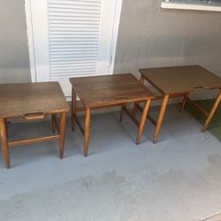 3 SIDE TABLES SET