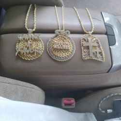 Starting At ...$100 ..For Any Custom Made Jewelry Piece/Pendent And Chain .. Silver Or Gold ... ( ALL PIECE'S ARE STAINLESS STEEL) WONT FADE OR TURN 