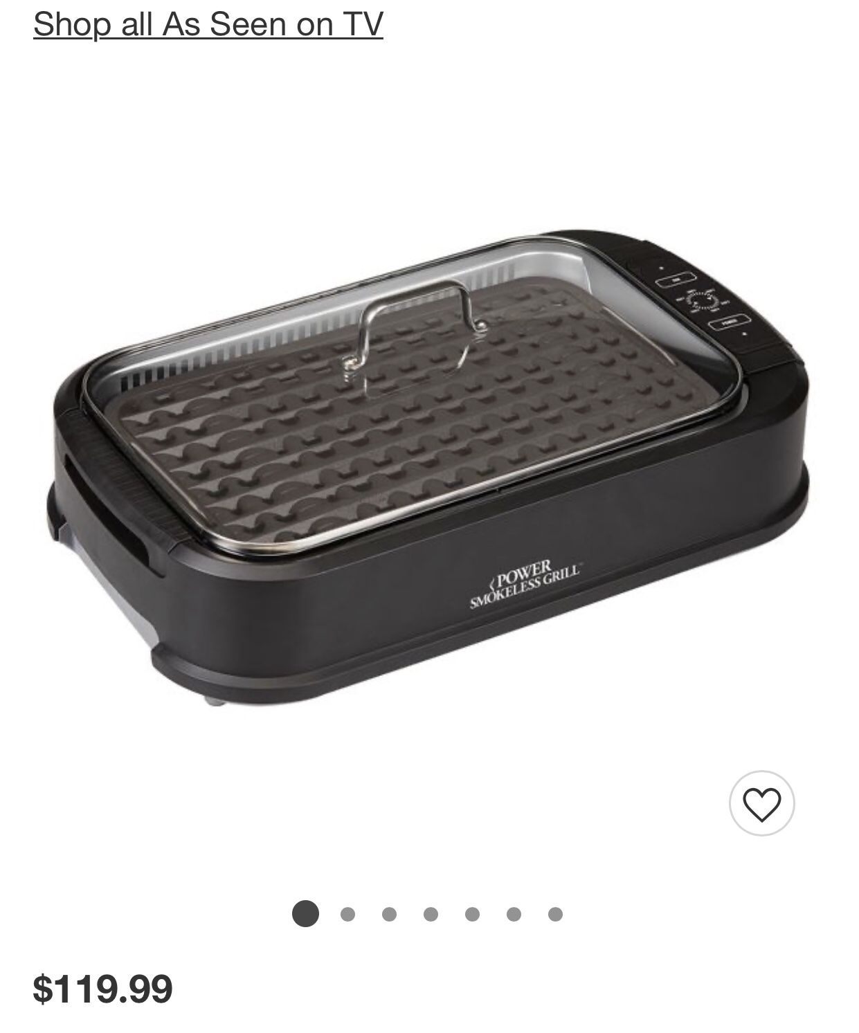 Power smokeless grill