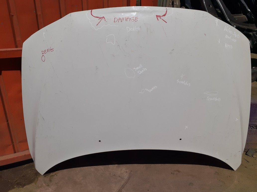 Volvo S60 2001 - 06 OEM Hood White