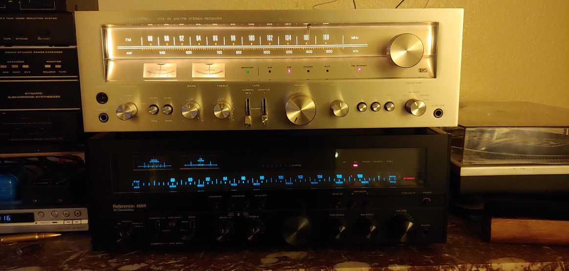 Vintage Stereo Receivers (Realistic STA-95 & Reference 450r)