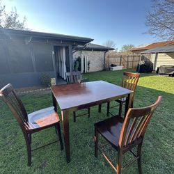 Table and 4 chairs