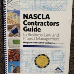OREGON NASCLA Contractors Guide Oregon 2nd Edition (2018)