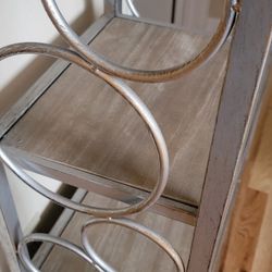 Distressed Metal Shelf