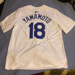 Los Angeles Dodgers Yamamoto Jersey 18 M