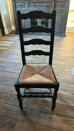 Black Wicker Chair