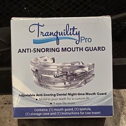 SEALED - Tranquility PRO 2.0 Anti-Snoring Mouth Guard Adjustable