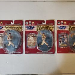 3  1996 Cooperstown Starting Lineups, Richie Ashburn × 2 & Steve Carlton 