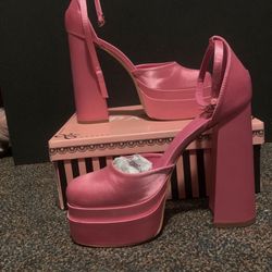 Pink Platform Heels!