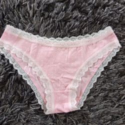 Pink & White Lace Pantie 