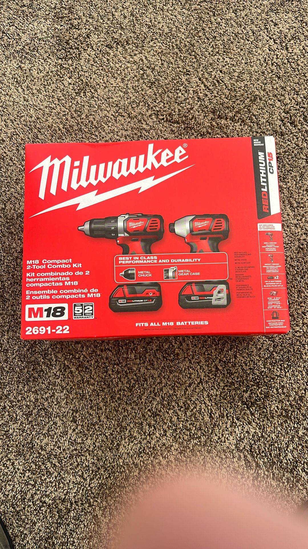Milwaukee M18 Drill/Driver Combo Kit