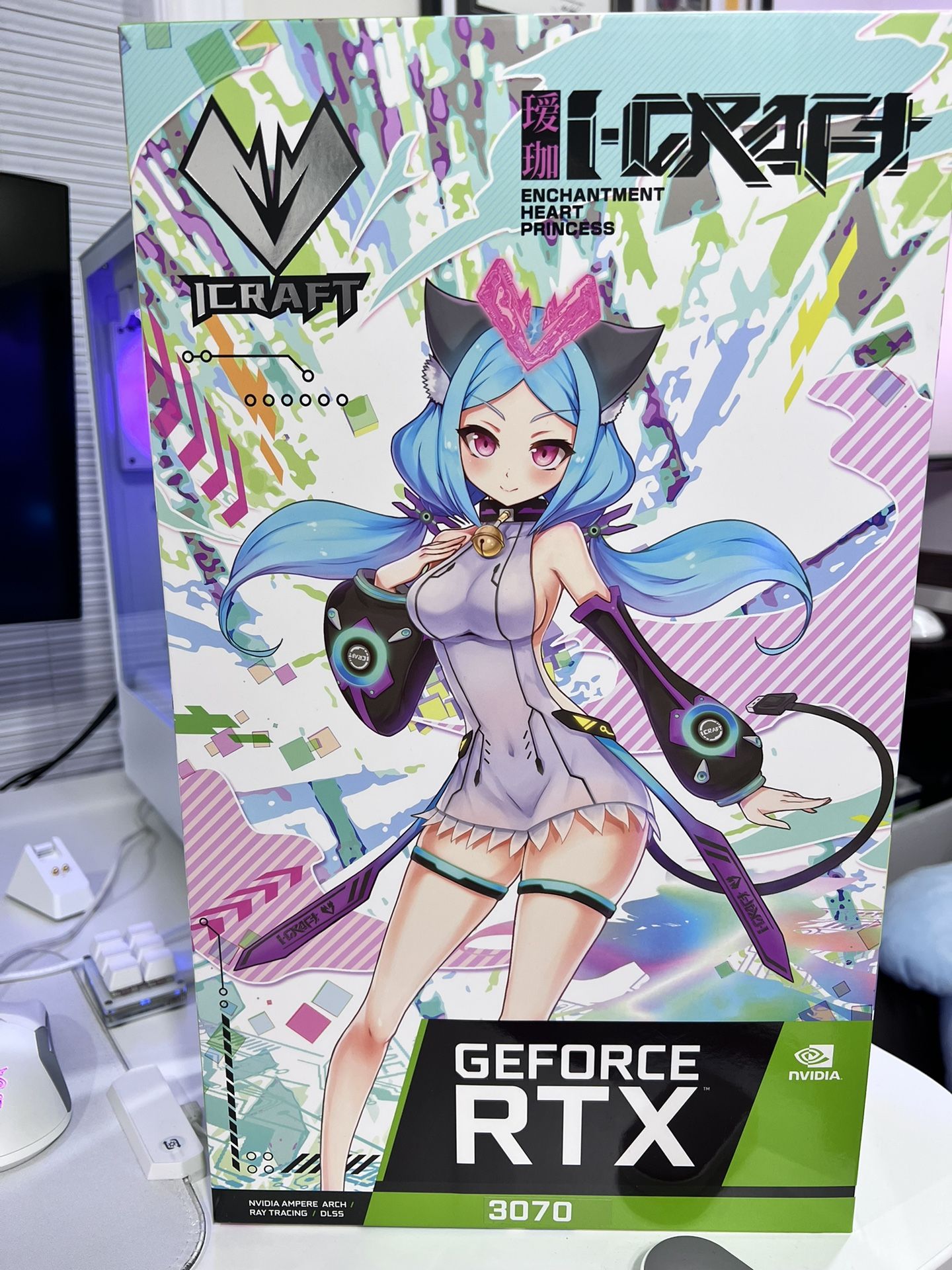MAXSUN White GeForce RTX 3070 iCraft OC 8G Limited Version Graphics Card